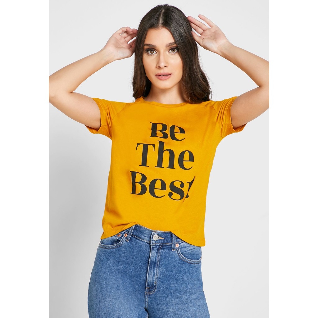 Áo phông Be The Best Mango Auth new tag có sẵn