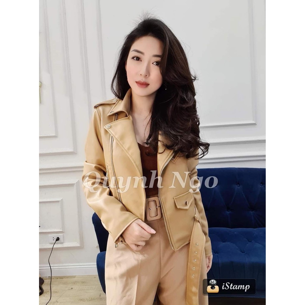 Áo khoác da Jaket Zara Auth new tag có sẵn 3046/029 3046029