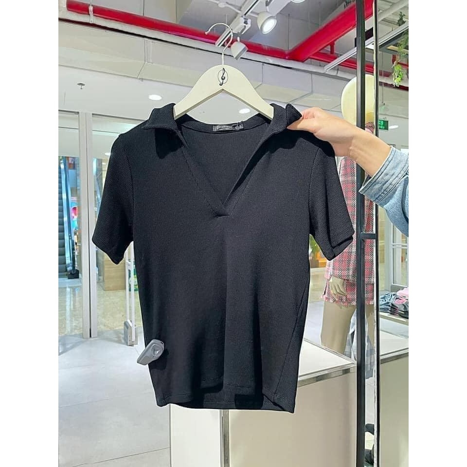 Áo Polo cổ V Stradivarius Auth new tag có sẵn 2666/770 2666770