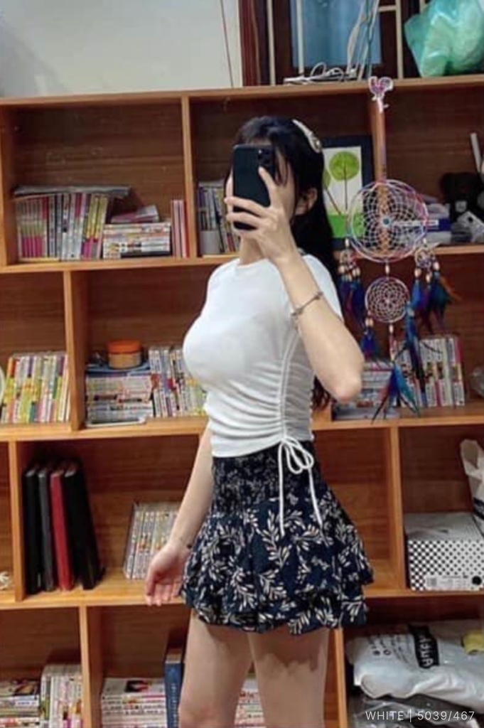 Áo thun chun rút eo Zara Auth New Tag có sẵn 5039/467 5039467
