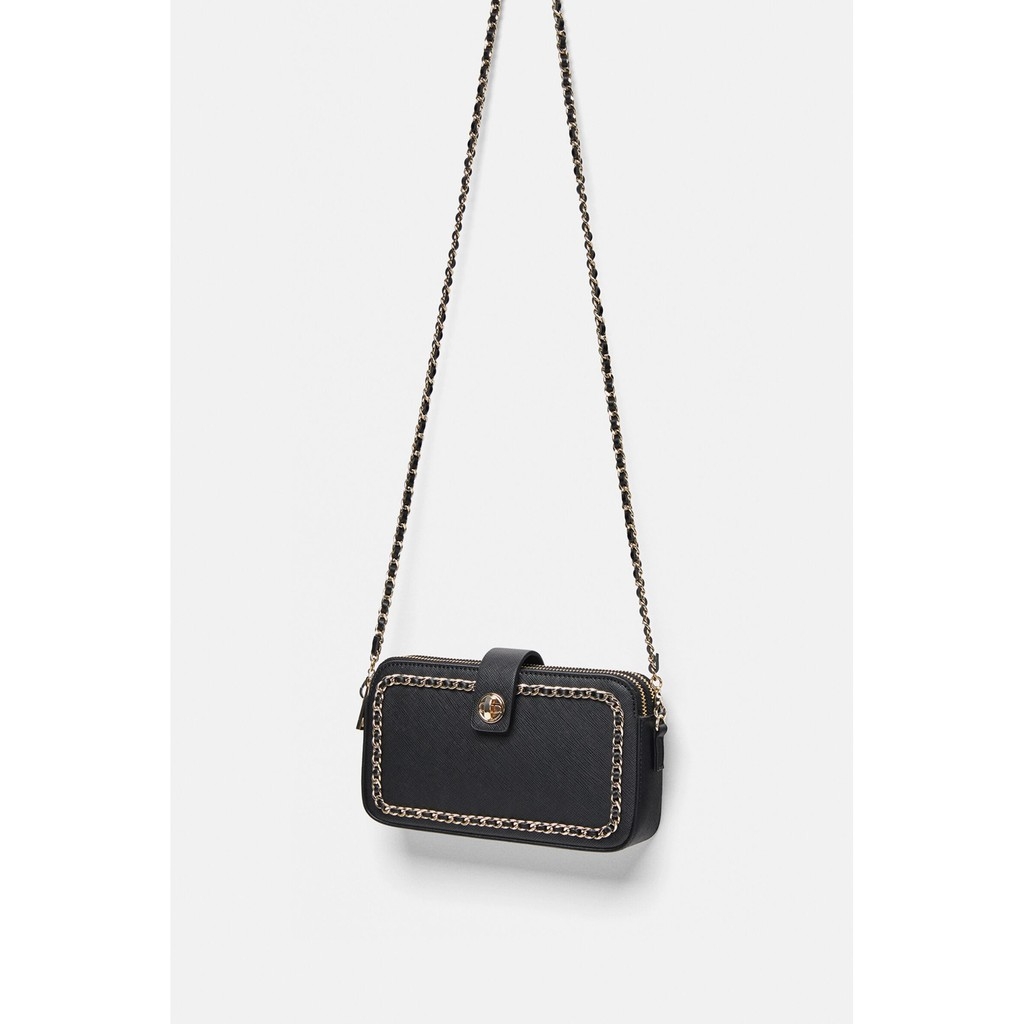 Túi hộp thời trang quai kim loại Zara Auth New tag có sẵn 6677/304 6677304