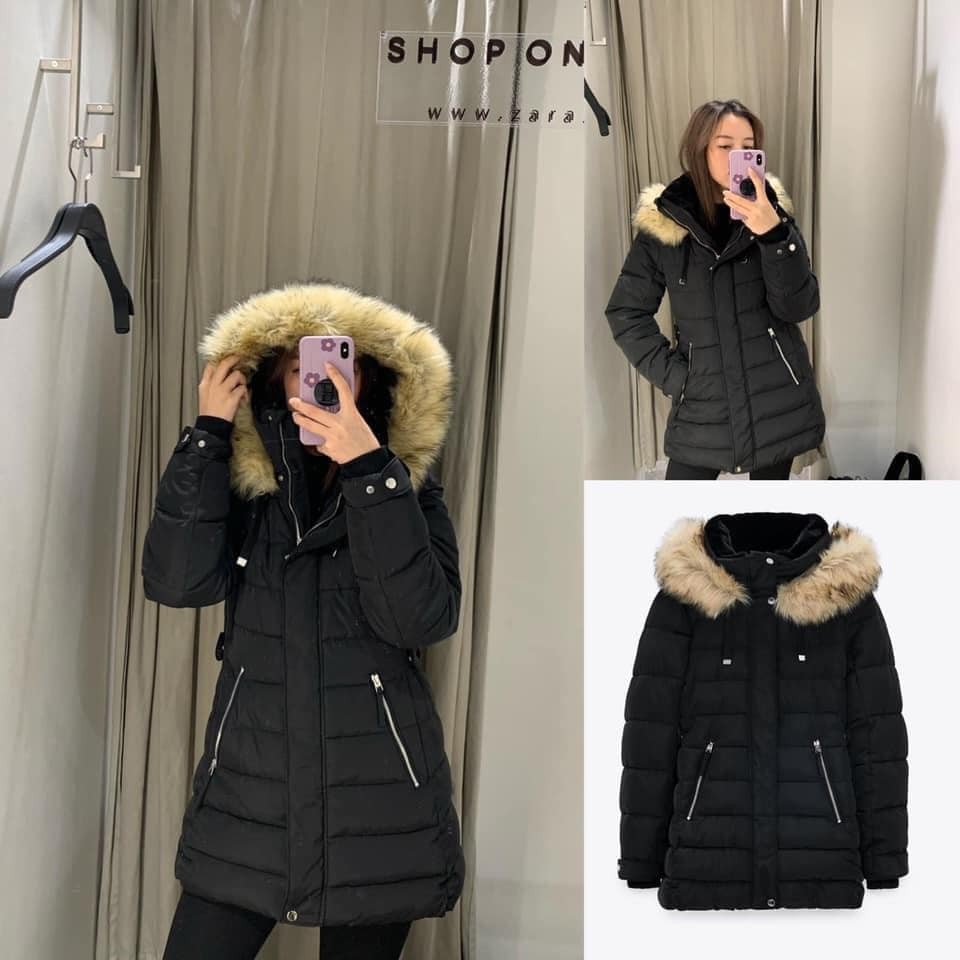 Áo Khoác dáng dài chống nước Zara Auth New tag có sẵn 3427702 3427709 3427707