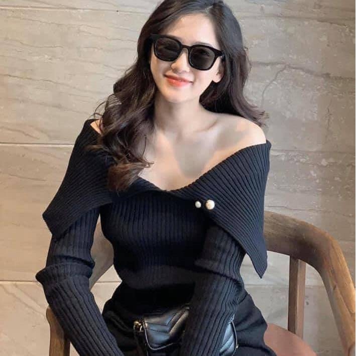 Áo len cổ trễ Zara Auth new tag có sẵn 4938/100 4938100