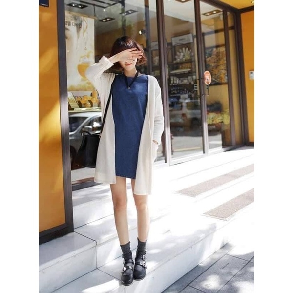Áo len Cardigan dáng dài có túi H&M Auth New Tag có sẵn 0687524026