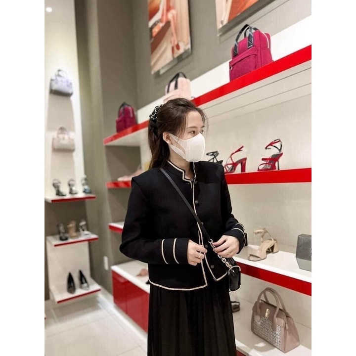 Áo khoác dạ blazer dáng ngắn Zara Auth New Tag có sẵn 2010/733 2010733