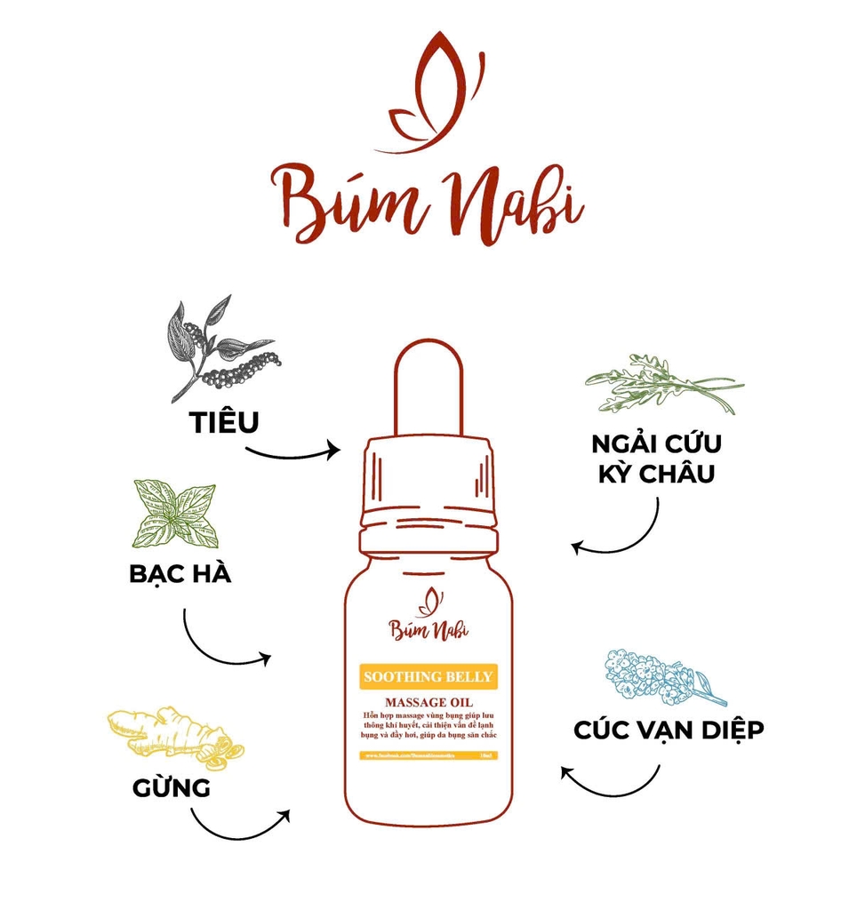 Dầu Massage Bụng