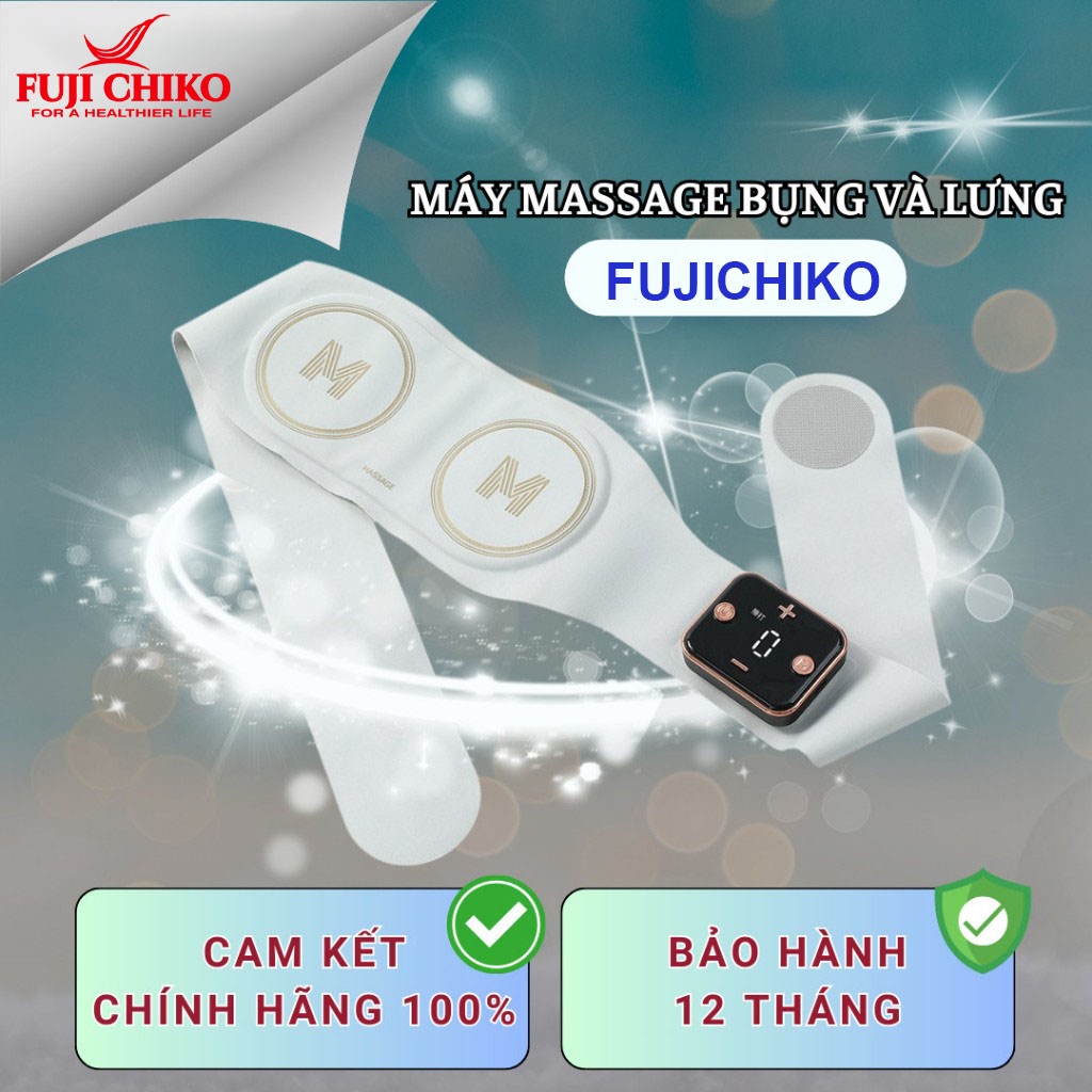Đai Massage Bụng Và Lưng FUJICHIKO Công Nghệ Ems