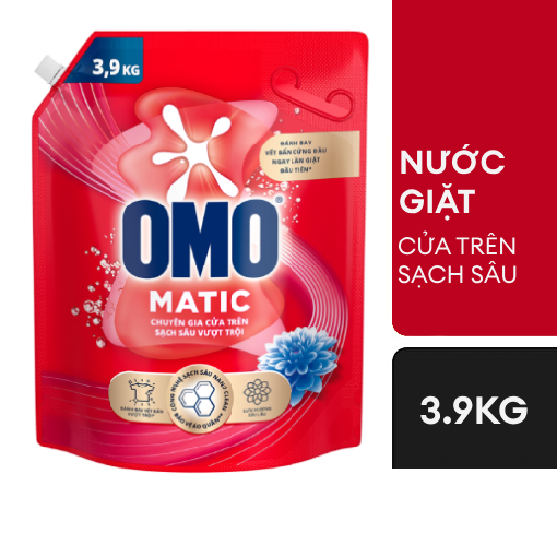 Nước giặt OMO Sạch sâu vượt trội Cửa trên 3.9kg