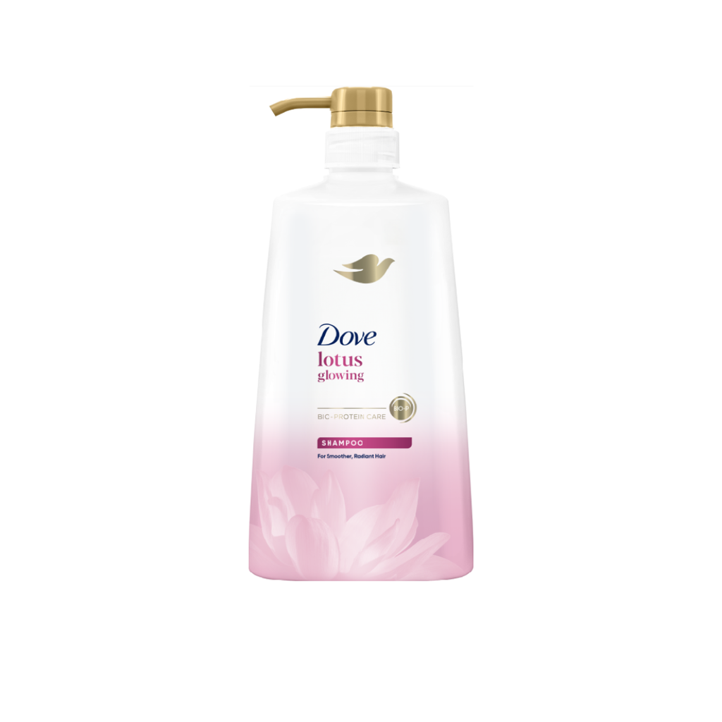 Dầu Gội Dove Hoa Sen Dưỡng Tóc Óng Mềm Tự Nhiên 640g