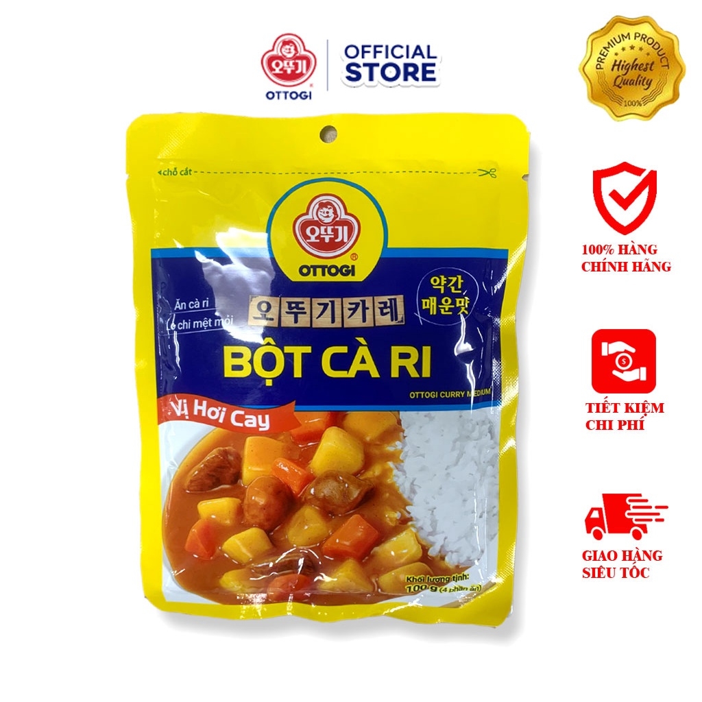 Bột cà ri hơi cay Ottogi - Gói 100g