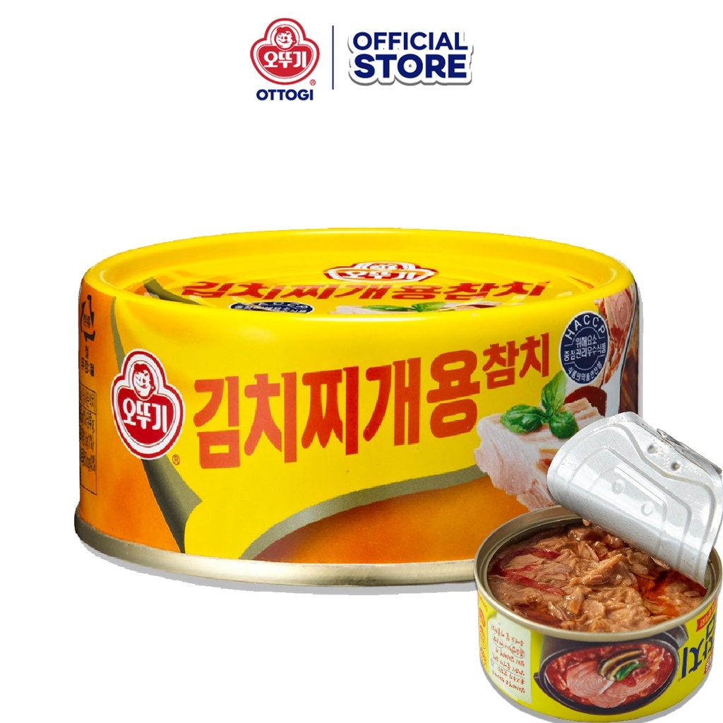 Cá ngừ hộp nấu canh kimchi Ottogi - Hộp 150g