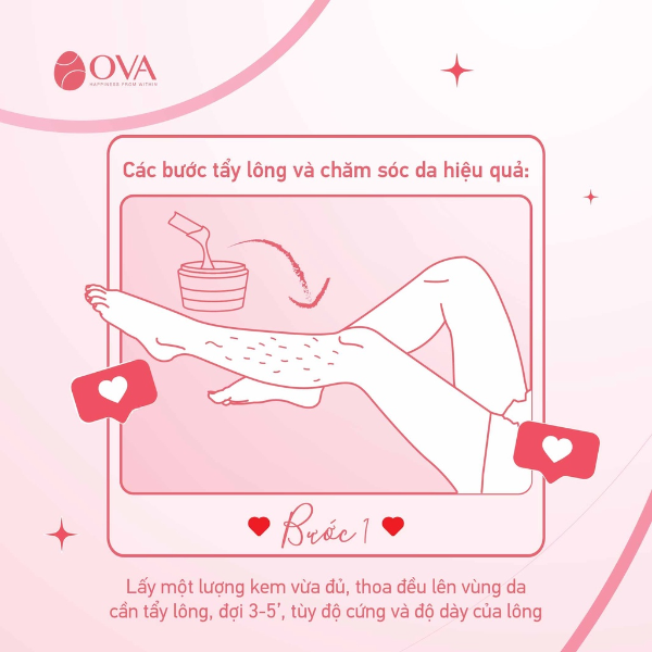 [HN] Kem tẩy lông body OvaMin 100ml