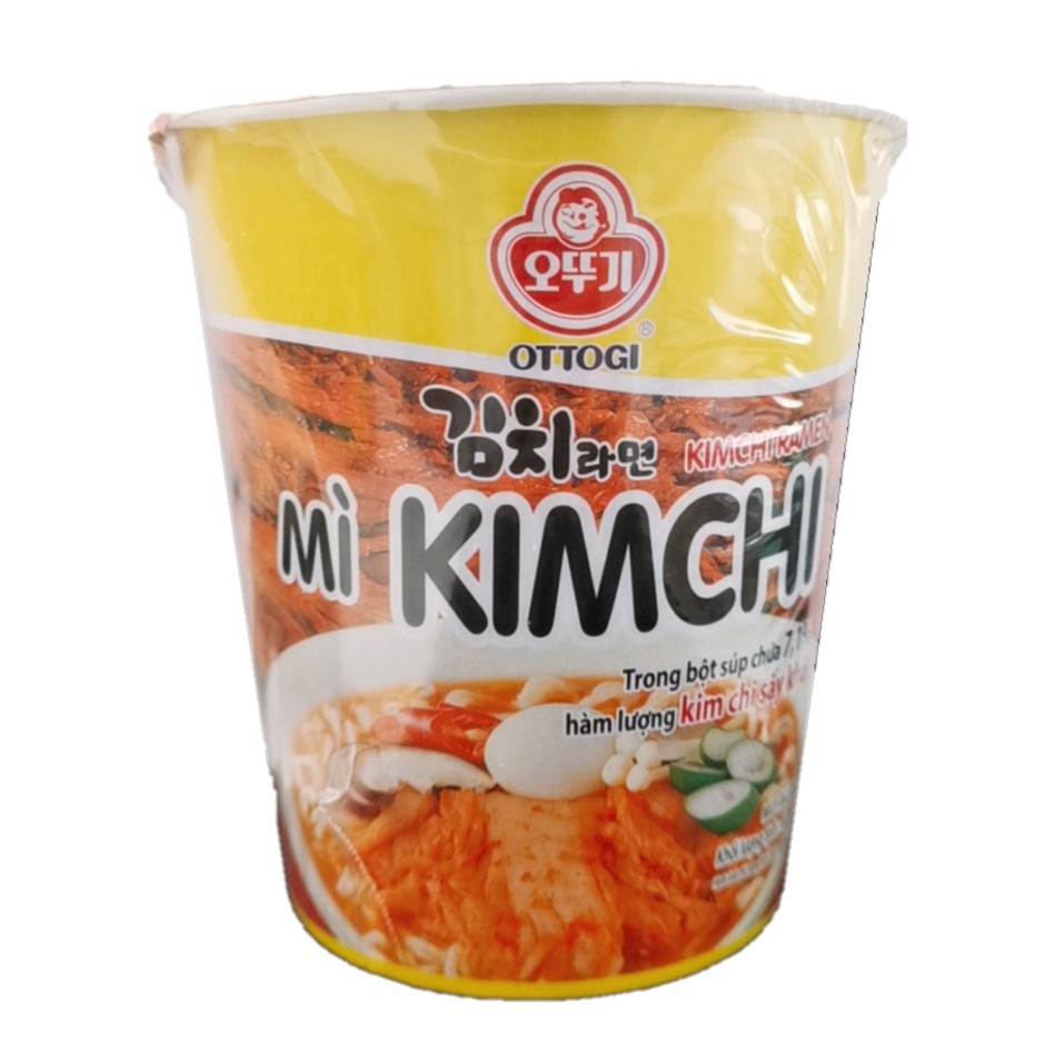 Combo 3 Ly mì kim chi Ottogi 62g