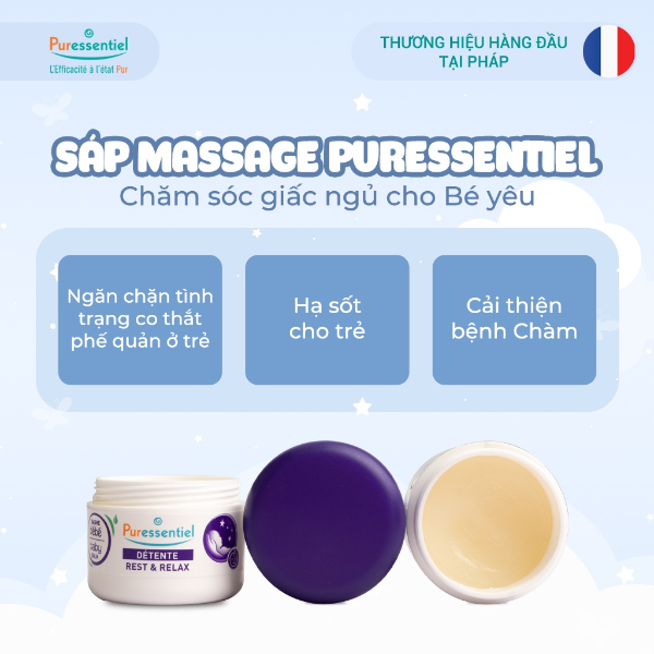 [HN] Dầu massage giúp bé ngủ ngon Puressentiel 30 ml