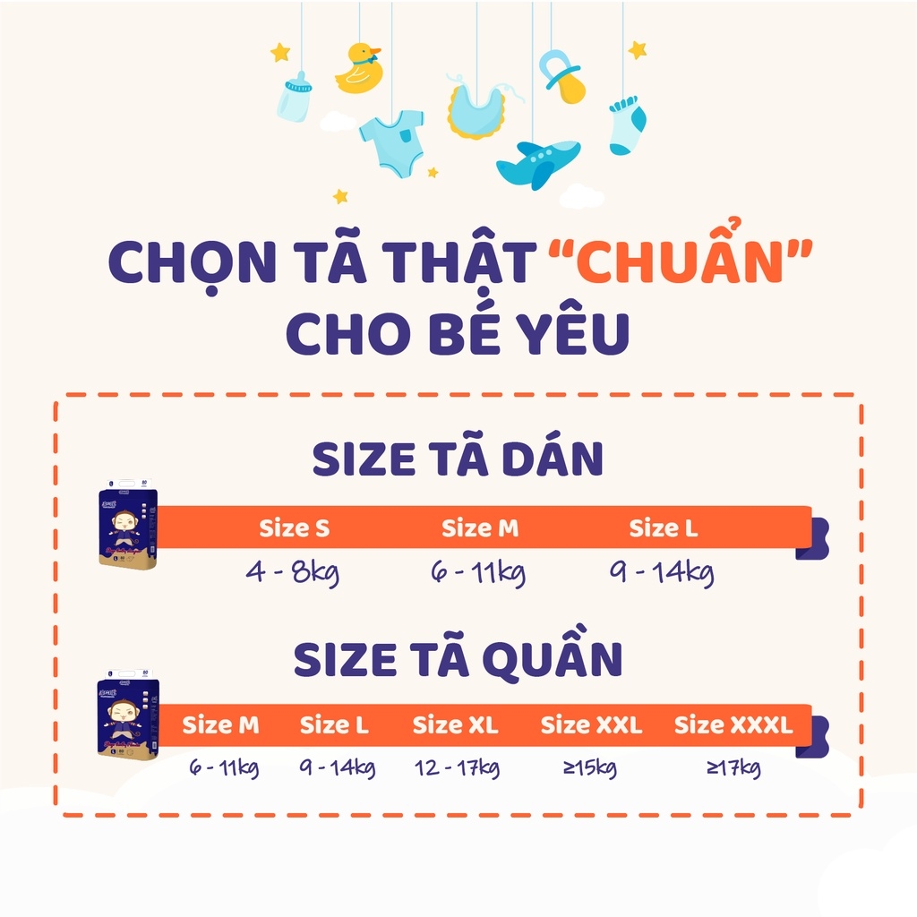 Tã/bỉm quần Step Baby M86