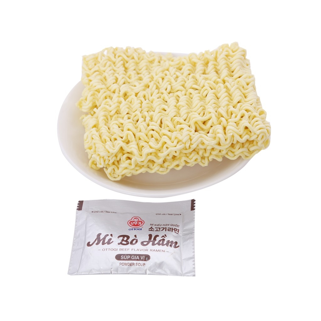 Mì bò hầm Ottogi 120g - Lốc 8 gói