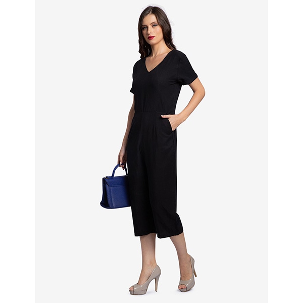 [HCM] Jumpsuit kiểu nữ dài Lovadova 19O04C005 - Đen