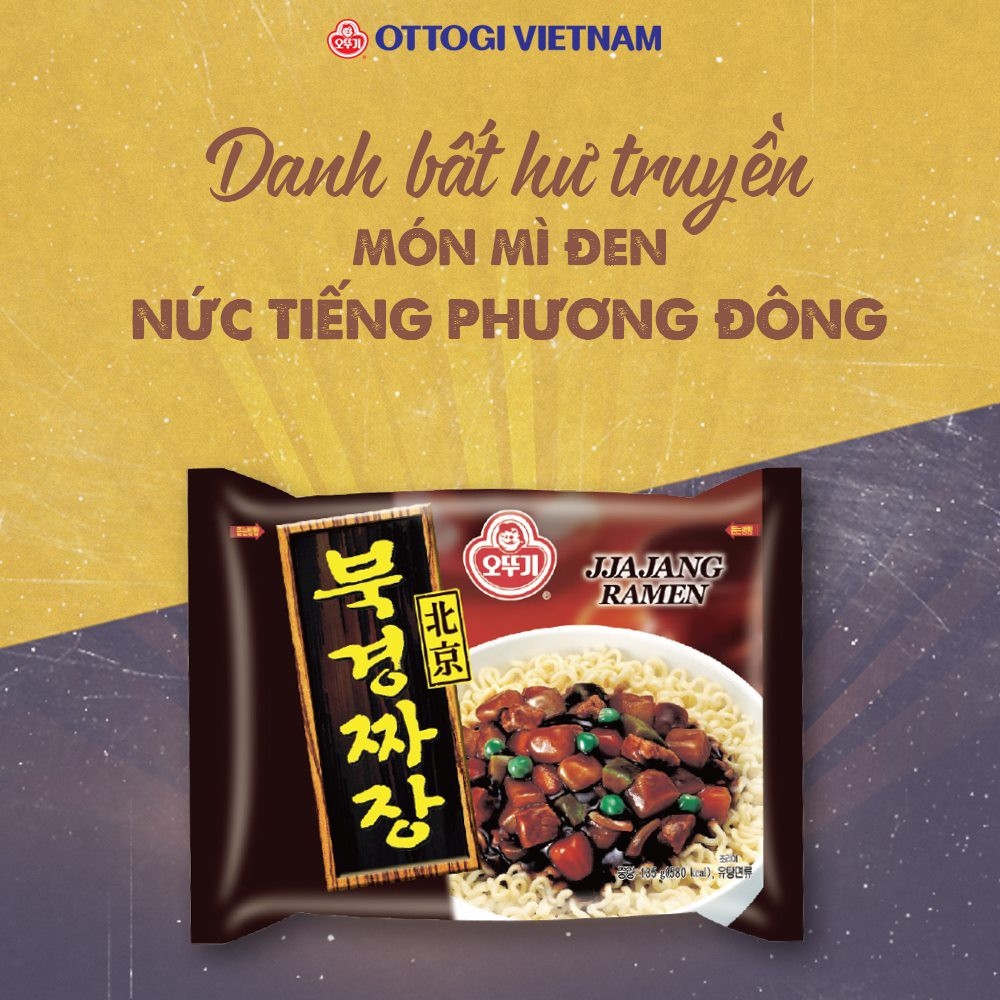 Mì tương đen Bắc Kinh Ottogi 135g - Lốc 5 gói