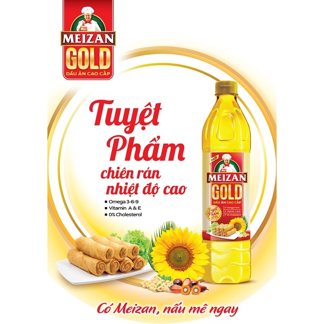 Dầu ăn cao cấp Meizan Gold 1L