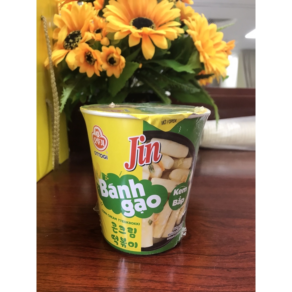 Bánh gạo Jin vị kem bắp Ottogi - Ly 82g