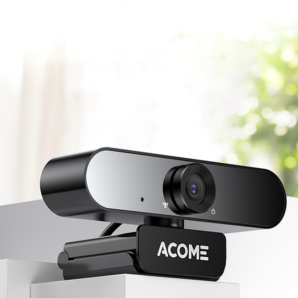 Webcam Full HD 1080p ACOME AWC11 - Hỗ trợ mic - Đen