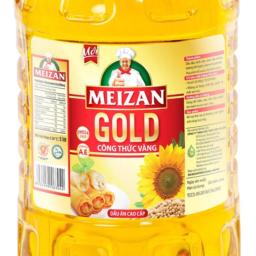 Dầu ăn cao cấp Meizan Gold 5L