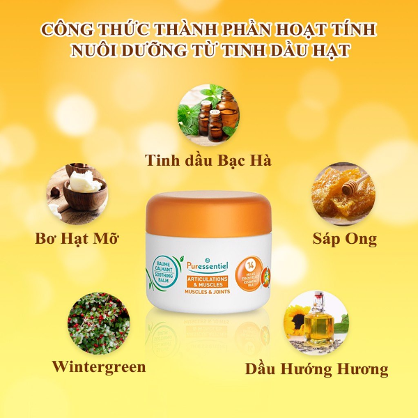 [HN] Sáp giảm đau cơ khớp Puressentiel 30ml