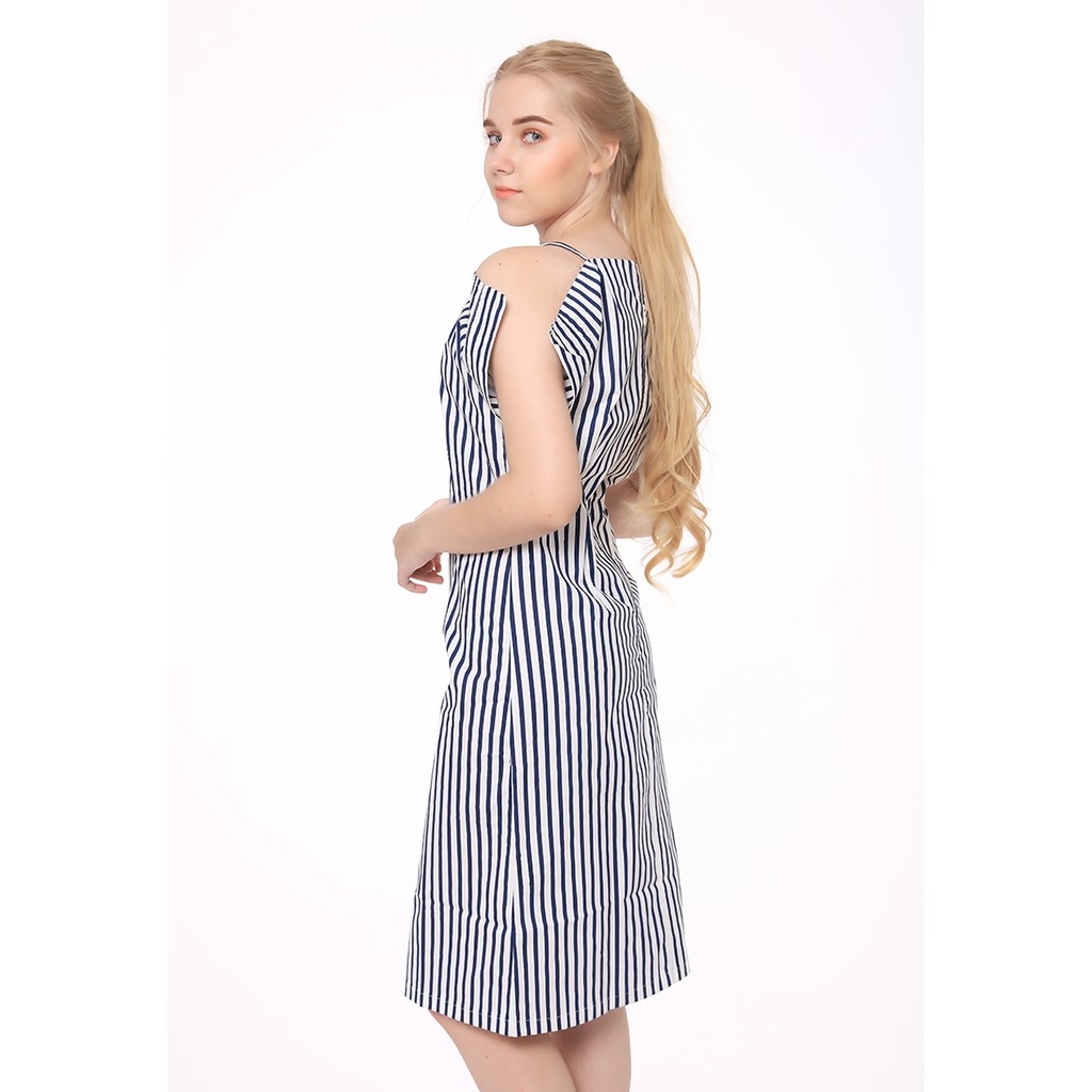 [HCM] Đầm trễ vai nhún lưng sau Lovadova 20D01C004