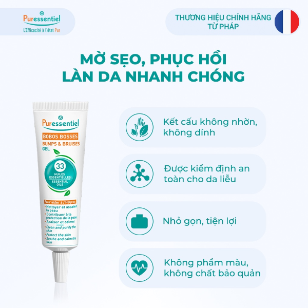 [HN] Gel mờ sẹo phục hồi và tái tạo da Puressentiel 20ml
