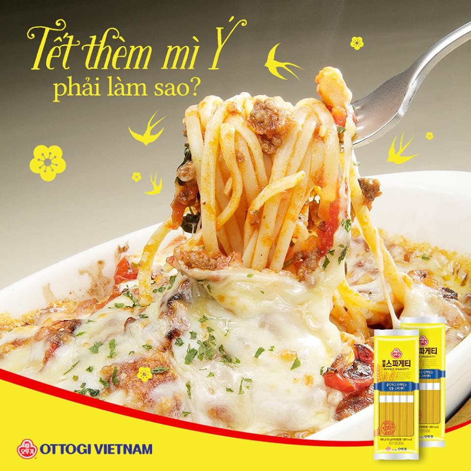 Mì Ý Spaghetti Ottogi - Gói 500g