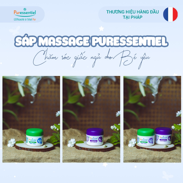 [HN] Sáp massage ngực giúp bé ngủ ngon Puressentiel 30 ml