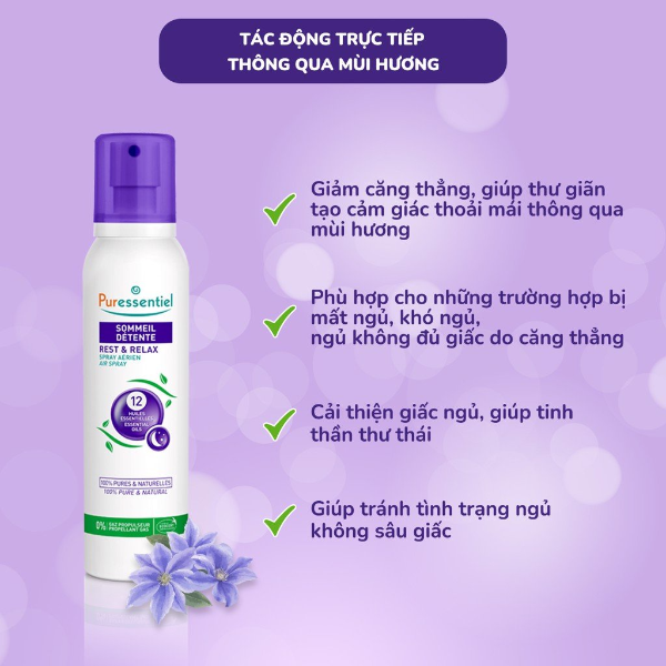 [HN] Tinh chất chống mất ngủ Puressentiel dạng xịt 200ml