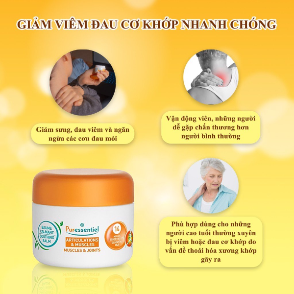 [HN] Sáp giảm đau cơ khớp Puressentiel 30ml