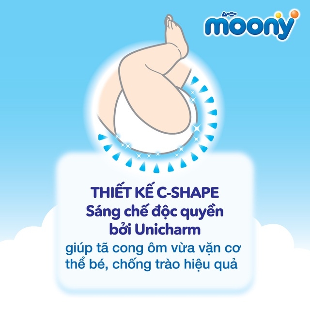 Tã quần Moony Girl - bé gái XL38