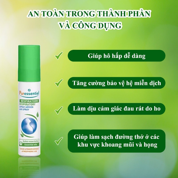 [HN] Xịt ngăn ngừa bệnh đường hô hấp Puressentiel 200ml