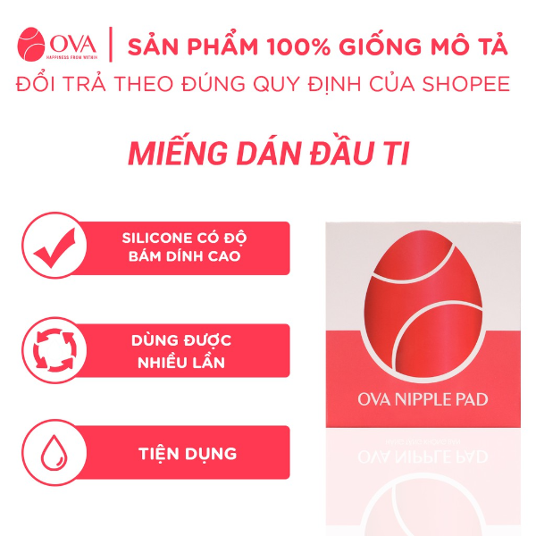 (HN) Miếng dán ngực Ova Nipple Pad MDN002