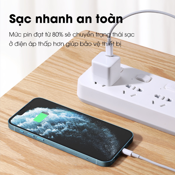 Củ sạc nhanh PD 20W Type-C ACOME AC06U