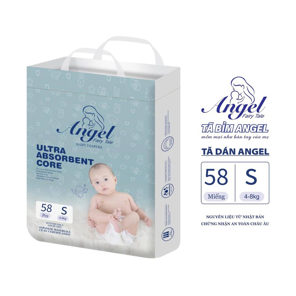 Tã dán Angel Absorbent S58