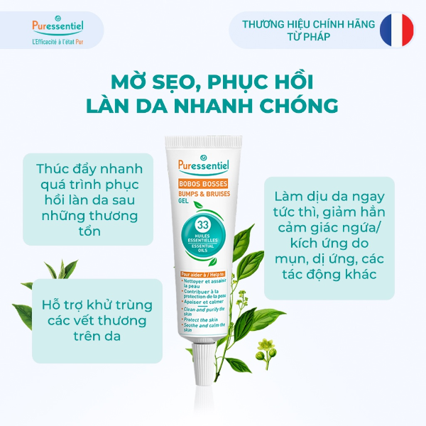 [HN] Gel mờ sẹo phục hồi và tái tạo da Puressentiel 20ml