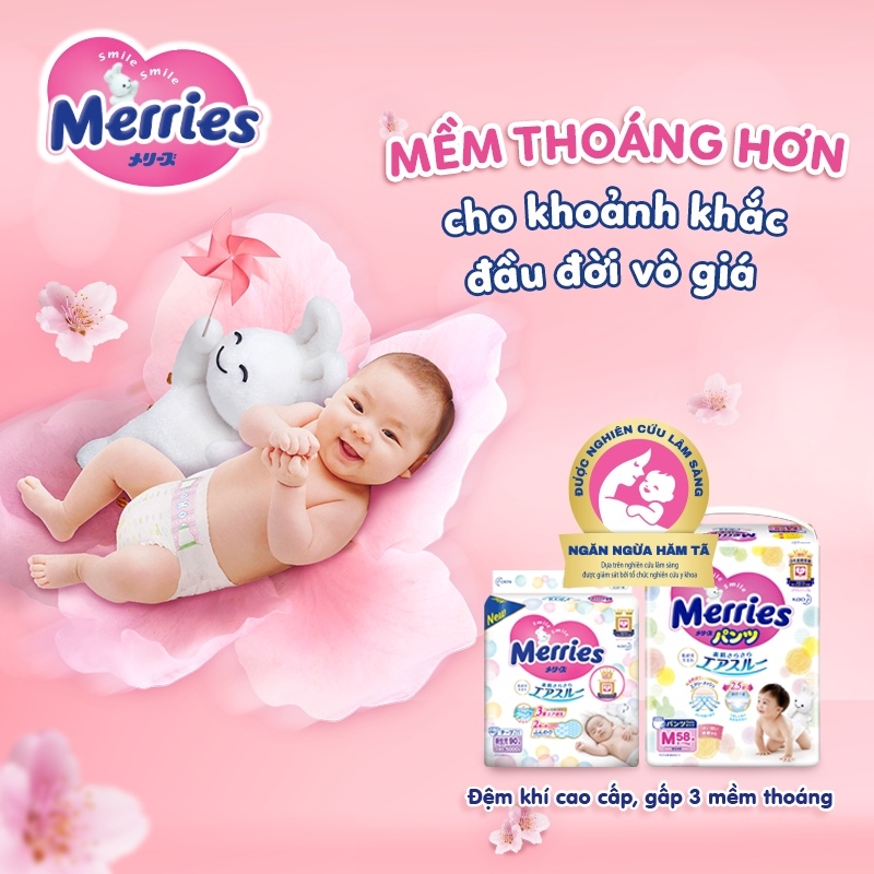 Tã/Bỉm quần Merries Ultra Jumbo XXL32