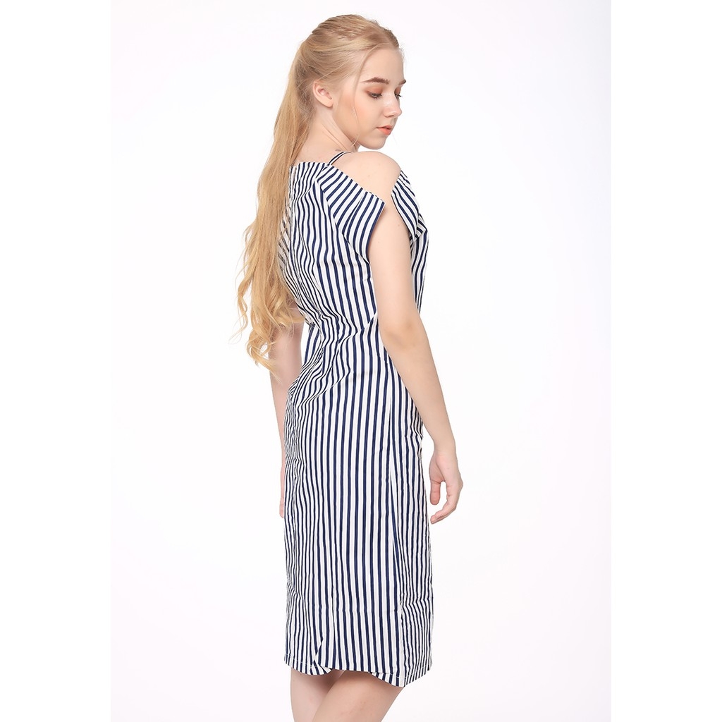 [HCM] Đầm trễ vai nhún lưng sau Lovadova 20D01C004
