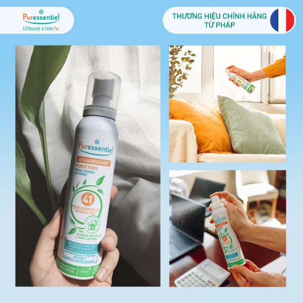 [HN] Xịt khử khuẩn không khí ngăn ngừa dịch bệnh Puressentiel 200ml