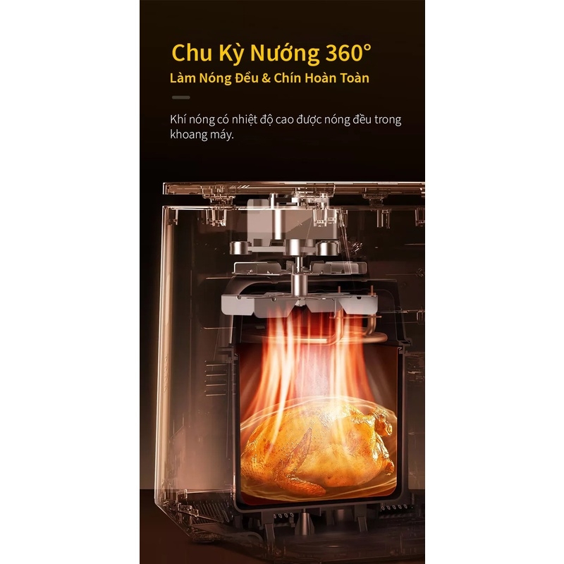 Nồi chiên không dầu Tsuki TS-AF1001 - 2 ngăn riêng biệt - 10L