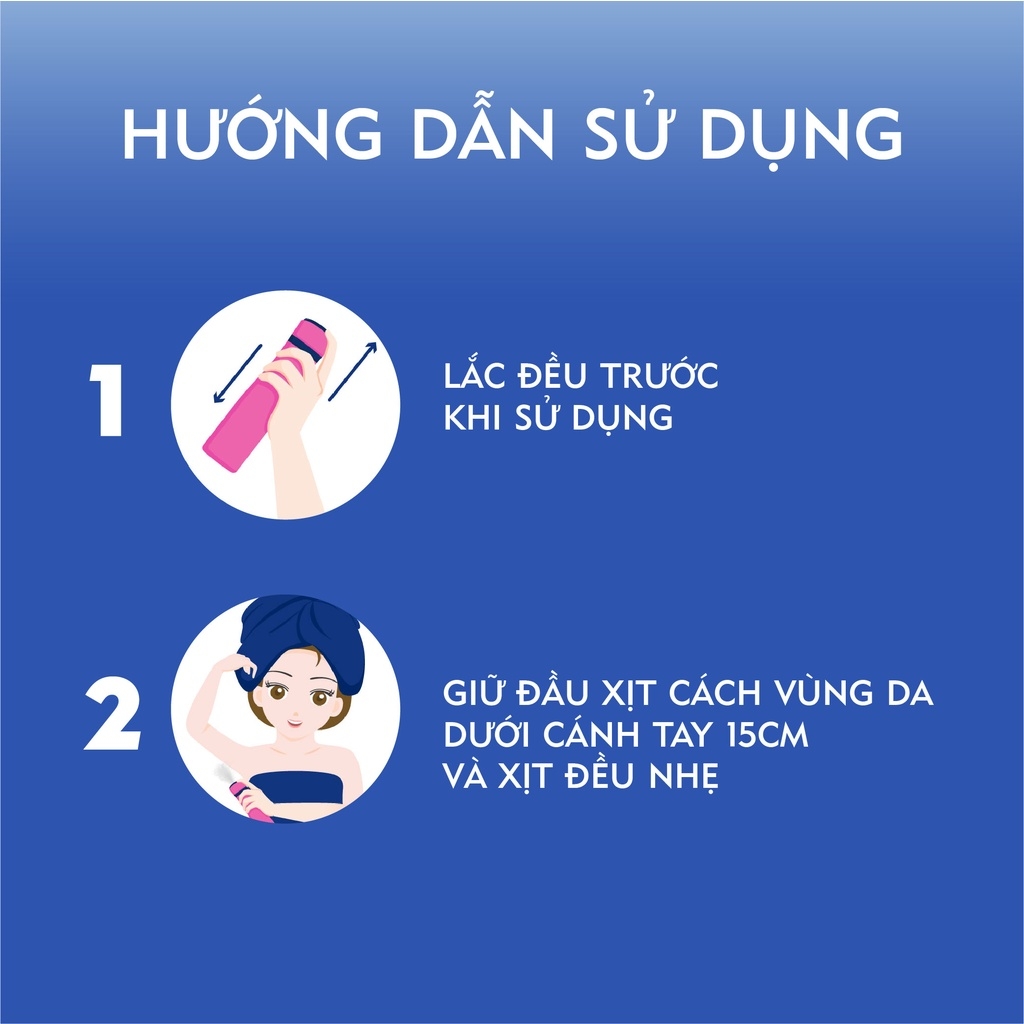 [HCM] Xịt ngăn mùi Nivea ngọc trai đẹp quyến rũ 150ml