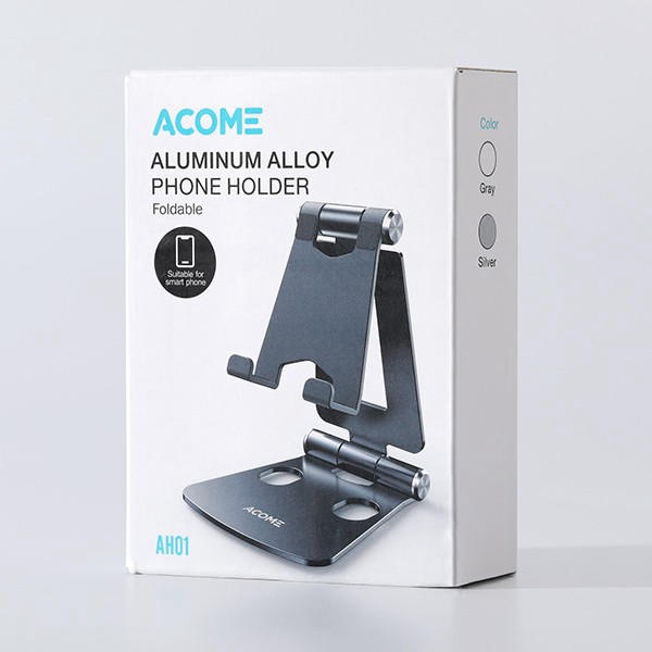 Giá đỡ điện thoại/máy tính bảng ACOME AH01 - Xám