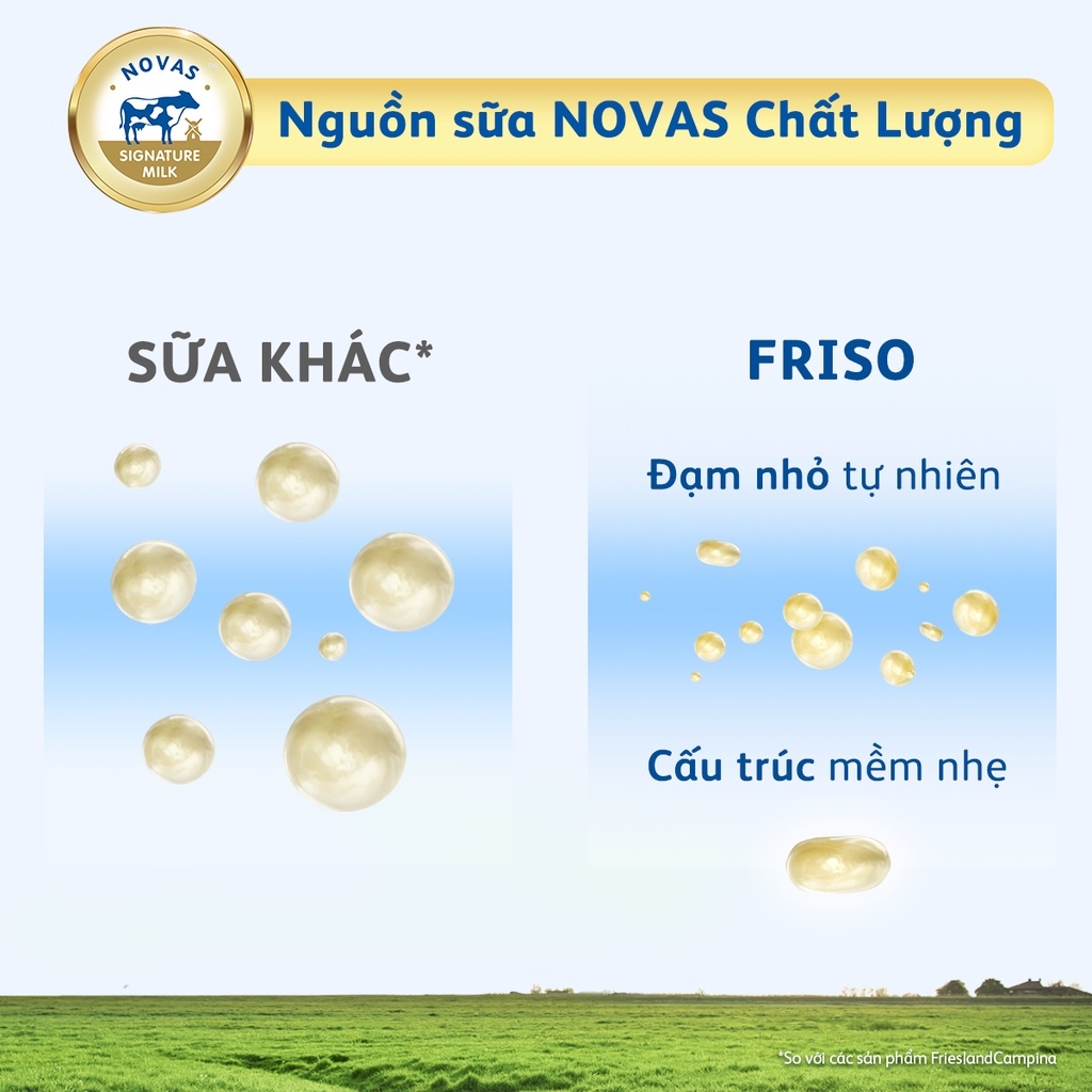 Sữa bột Frisolac Gold số 3 cho bé từ 1 - 3 tuổi - 1400g