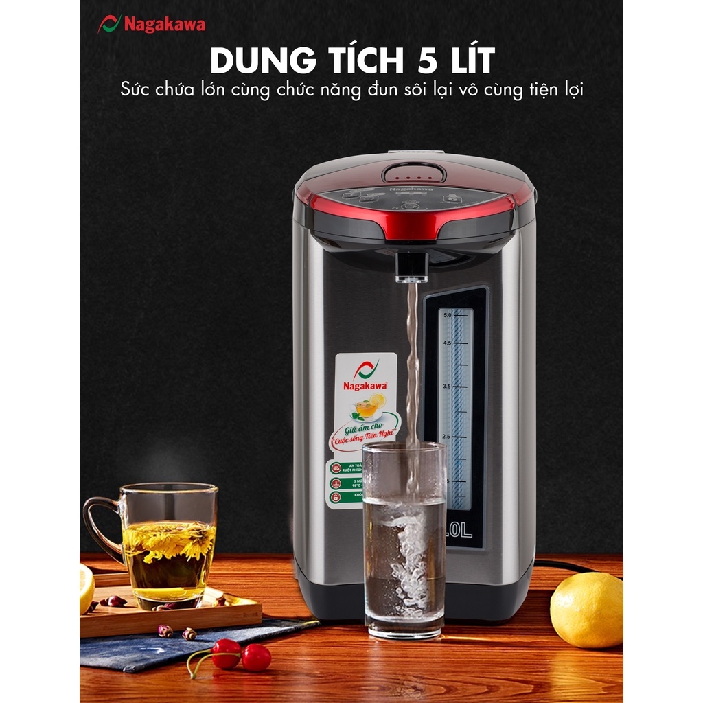 Bình thủy điện 5L Nagakawa NAG0405