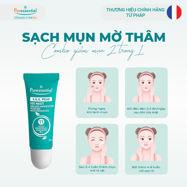 [HN] Chấm mụn giảm thâm Puressentiel 10ml