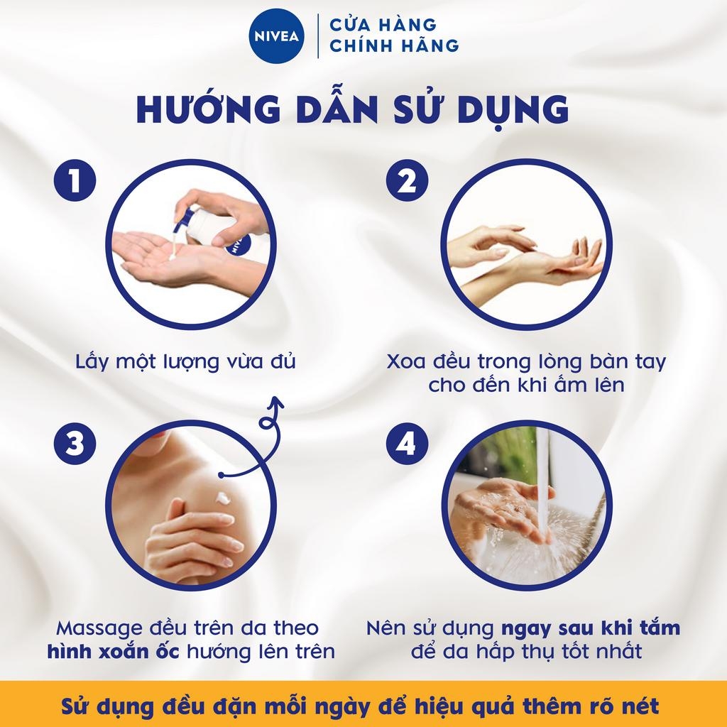 [HCM] Sữa dưỡng thể trắng da ban đêm Nivea 250ml