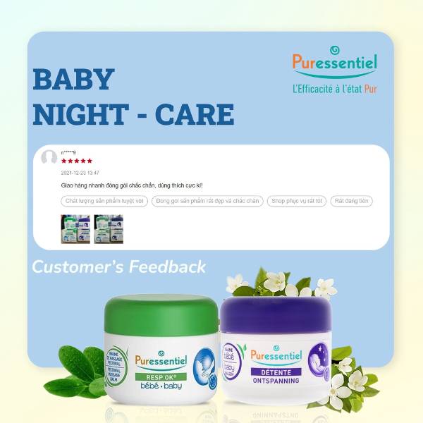 [HN] Sáp massage ngực giúp bé ngủ ngon Puressentiel 30 ml